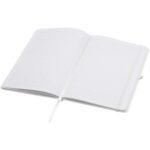 Teak A5 recycled hard cover notebook with lined pages - Image 5