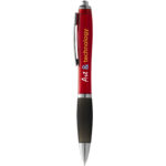 Nash ballpoint pen coloured barrel and black grip (black ink) - Image 2