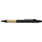 Minka RCS recycled aluminium ballpoint pen, keychain and RFID card holder gift set - Image 5