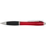 Nash RCS recycled plastic ballpoint pen with coloured barrel and black grip (black ink) - Image 2