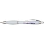 Nash RCS recycled plastic ballpoint pen with coloured barrel and grip (blue ink) - Image 2