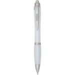 Nash RCS recycled plastic ballpoint pen with coloured barrel and grip (black ink)