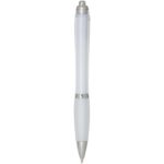 Nash RCS recycled plastic ballpoint pen with coloured barrel and grip (black ink) - Image 4