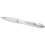 Nash RCS recycled plastic ballpoint pen with coloured barrel and grip (black ink) - Image 5