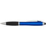 Nash RCS recycled plastic stylus ballpoint pen with coloured barrel and black grip (blue ink) - Image 3