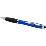 Nash RCS recycled plastic stylus ballpoint pen with coloured barrel and black grip (black ink) - Image 5