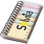 Spinner spiral notebook with coloured sticky notes - Image 2