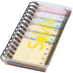 Spinner spiral notebook with coloured sticky notes - Image 3