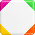Trafalgar square-shaped 4-colour highlighter - Image 4