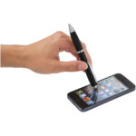 Nash coloured stylus ballpoint pen with black grip (blue ink) - Image 5