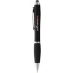 Nash coloured stylus ballpoint pen with black grip (blue ink) - Image 3