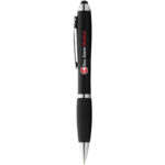 Nash coloured stylus ballpoint pen with black grip (blue ink) - Image 2