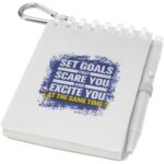 Lig Mini recycled outdoor soft cover notebook and ballpoint pen set (black ink) - Image 2
