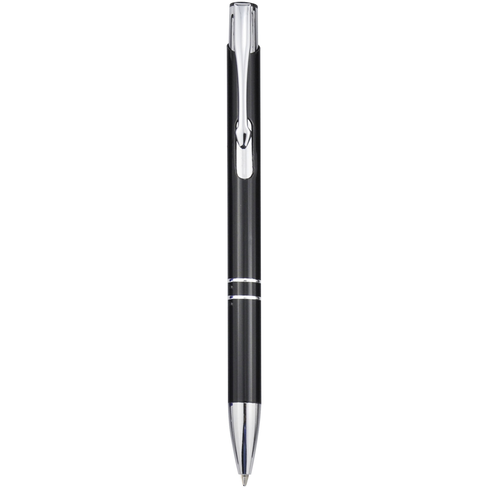 10710500 Moneta aluminium click ballpoint pen (blue ink) - Image 1