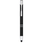 Moneta anodized aluminium click stylus ballpoint pen (blue ink) - Image 3