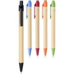 Berk recycled carton and corn plastic ballpoint pen (black ink) - Image 7