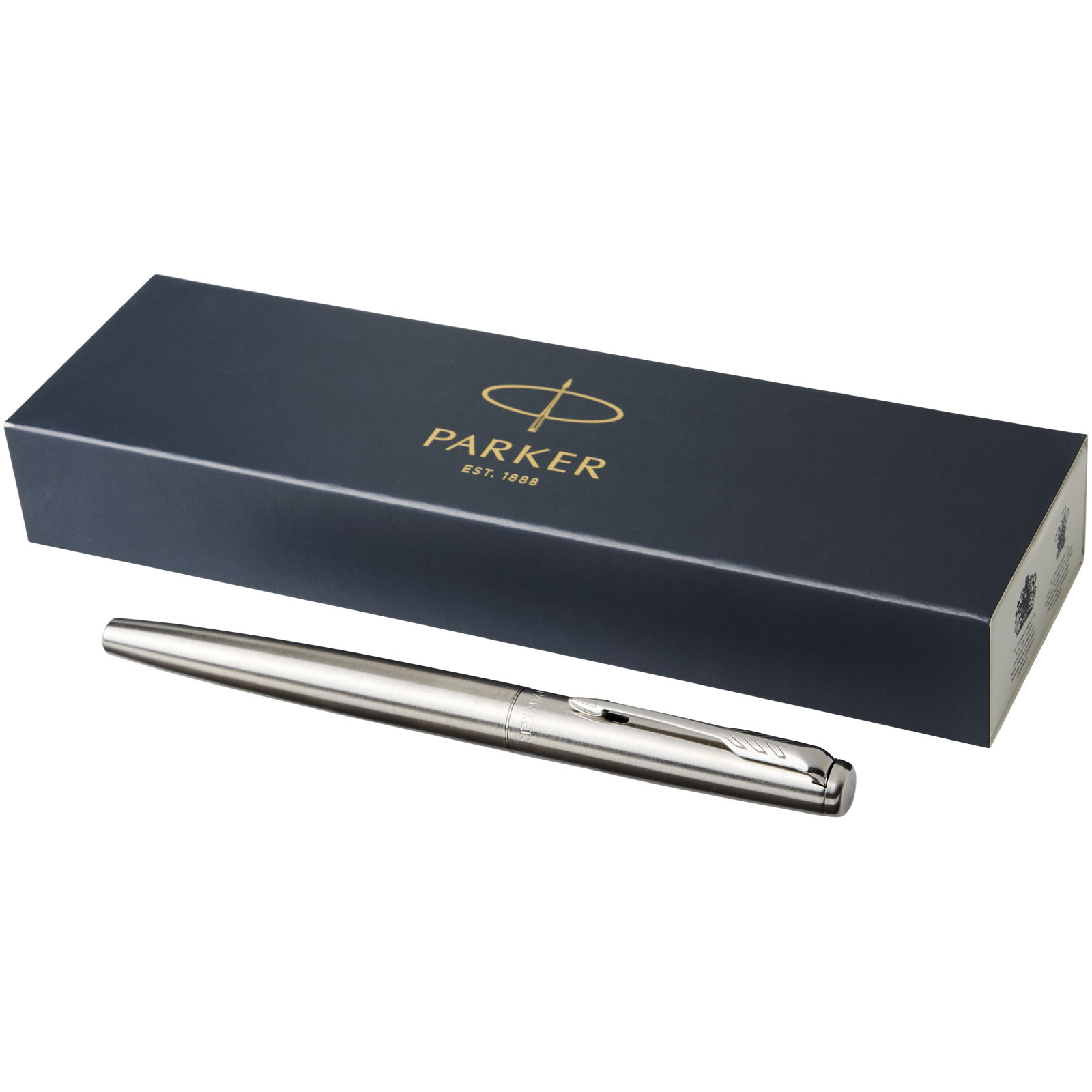 10742000 Parker Jotter stainless steel fountain pen (blue ink) - Image 1