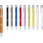 Moneta anodized aluminium click ballpoint pen (black ink) - Image 4