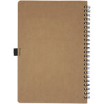 Cobble A5 wire-o recycled cardboard notebook with stone paper - Image 4