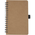 Cobble A6 wire-o recycled cardboard notebook with stone paper - Image 3