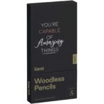 Karst® 5-pack 2B woodless graphite pencils - Image 3