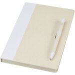 Dairy Dream A5 size reference recycled milk cartons notebook and ballpoint pen set