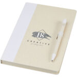 Dairy Dream A5 size reference recycled milk cartons notebook and ballpoint pen set - Image 2
