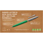 Parker Jotter Recycled ballpoint pen (blue ink) - Image 8