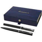 Waterman Allure rollerball and ballpoint pen set  (black ink) - Image 2