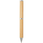 Apolys bamboo ballpoint and rollerball pen gift set  (black ink) - Image 5