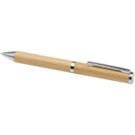 Apolys bamboo ballpoint and rollerball pen gift set  (black ink) - Image 6