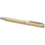 Apolys bamboo ballpoint and rollerball pen gift set  (black ink) - Image 7