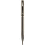 Didimis recycled stainless steel ballpoint and rollerball pen set (black ink) - Image 4
