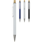 Cyrus recycled aluminium ballpoint pen (blue ink) - Image 4