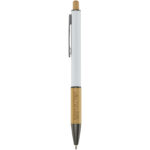 Darius recycled aluminium ballpoint pen (blue ink) - Image 2