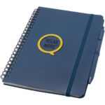 Thalaasa A5 ocean-bound hard cover notebook with ballpoint pen (black ink) - Image 2