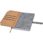 Viviana A5 recycled felt and cork notebook - Image 6