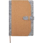 Viviana A5 recycled felt and cork notebook - Image 3