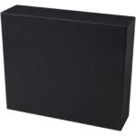 Laura A5 hard cover notebook and ballpoint pen gift set (black ink) - Image 3