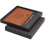 Legato A5 notebook and rollerball pen set (blue ink) - Image 2