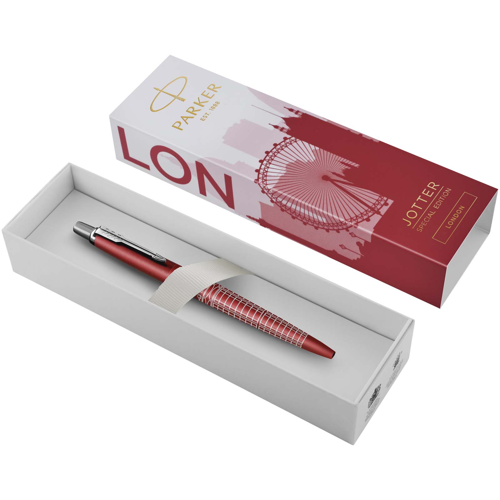 10793321 Parker Jotter SE Global Icons colour trim ballpoint pen (blue ink) - Image 1