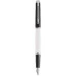 Hemisphere colour blocking fountain pen with palladium trim (blue ink)