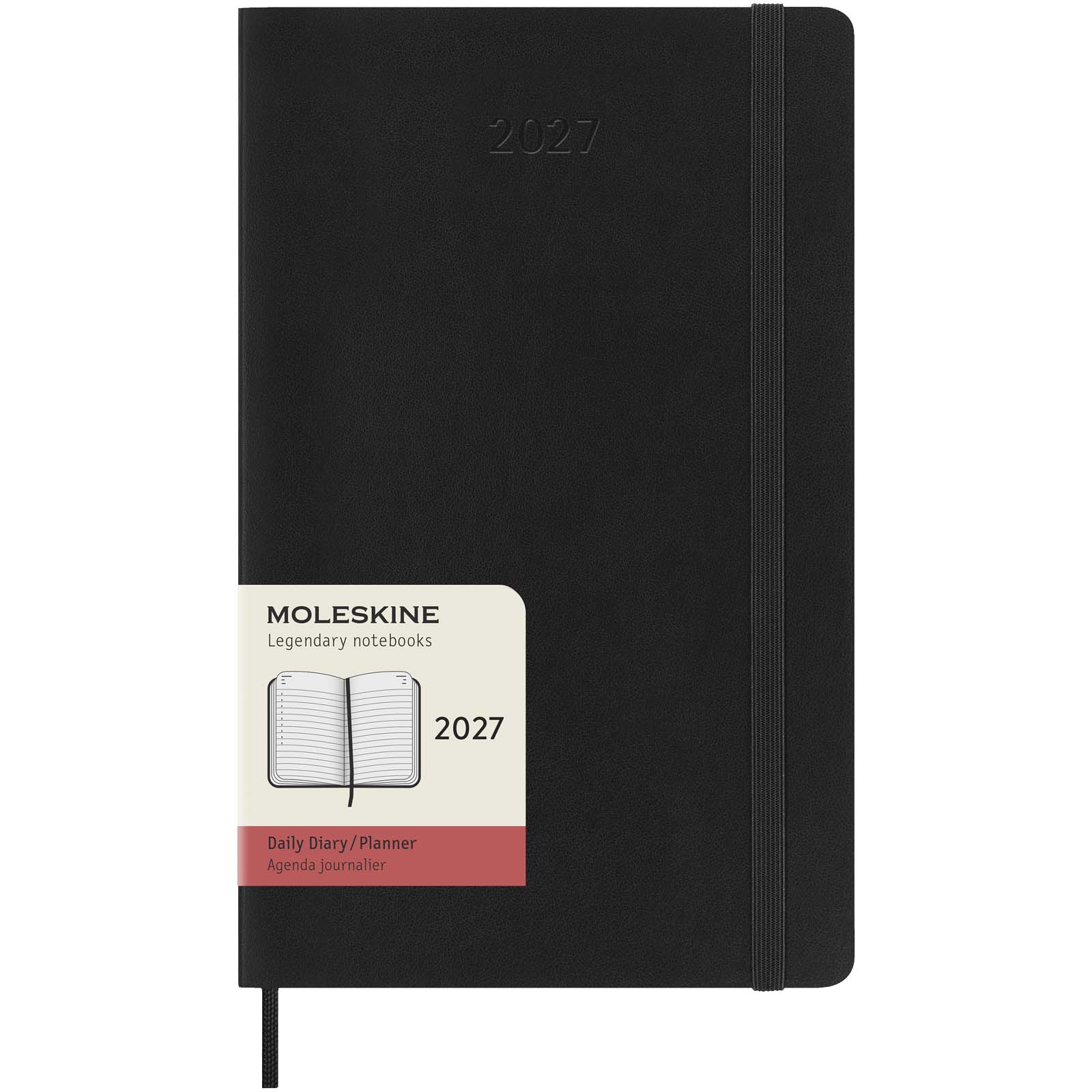 10793690 Moleskine soft cover 12 month L daily planner - Image 1