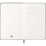 Moleskine horizontal hard cover 12 month L weekly planner - Image 4