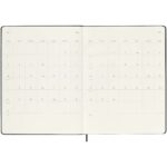 Moleskine hard cover 12 month XL weekly planner - Image 6