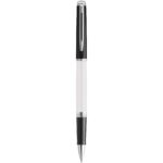 Hemisphere colour blocking rollerball pen with palladium trim (black ink)