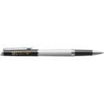 Hemisphere colour blocking rollerball pen with palladium trim (black ink) - Image 2