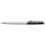 Hemisphere colour blocking ballpoint pen with palladium trim (blue ink) - Image 2