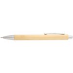 Oblys bamboo ballpoint pen and mechanical pencil set (black ink) - Image 4