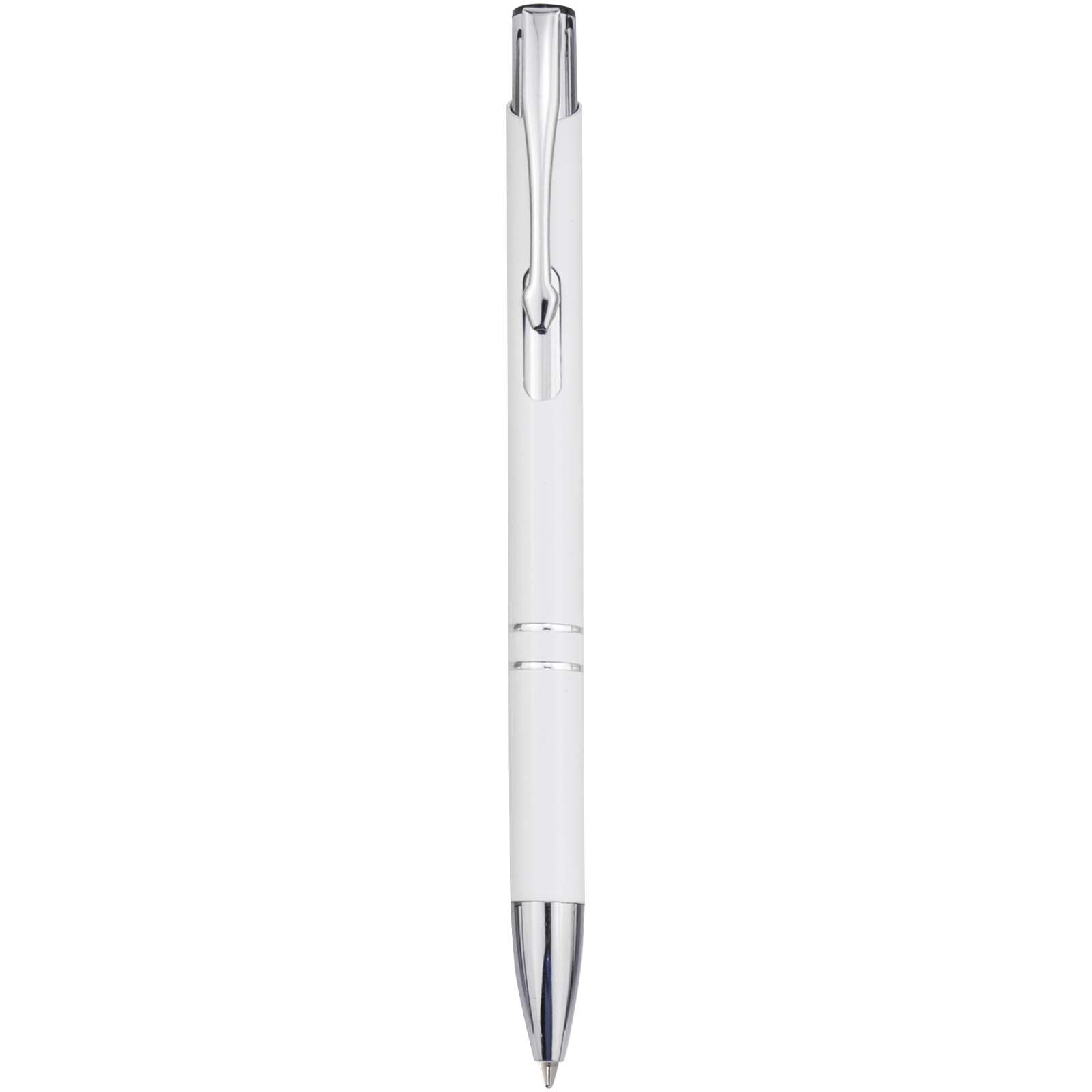 10798401 Moneta recycled aluminium ballpoint pen (blue ink) - Image 1